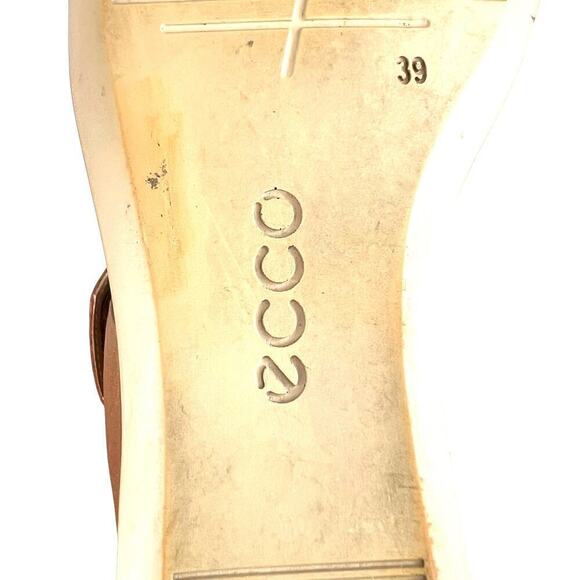 ECCO Shape 35 Wedge Sandal in Camel or Tan Brown Women's Size 8 - Picture 10 of 10